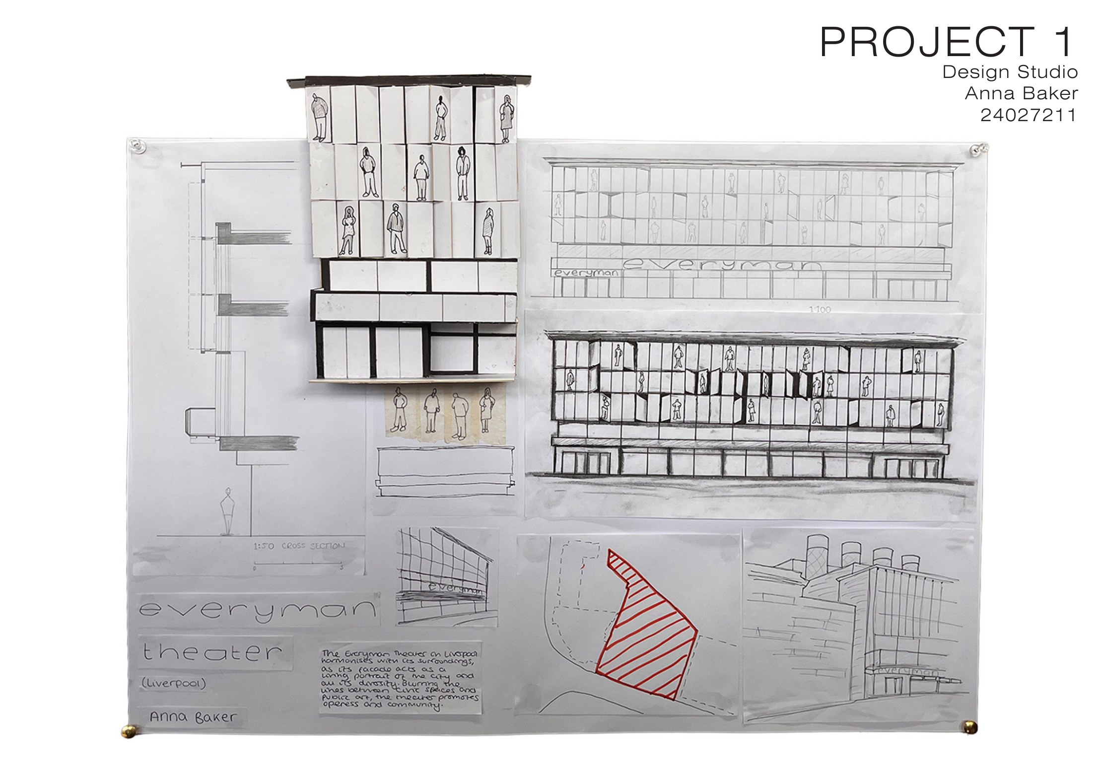 Kinetic Facades architectural presentation board 1
