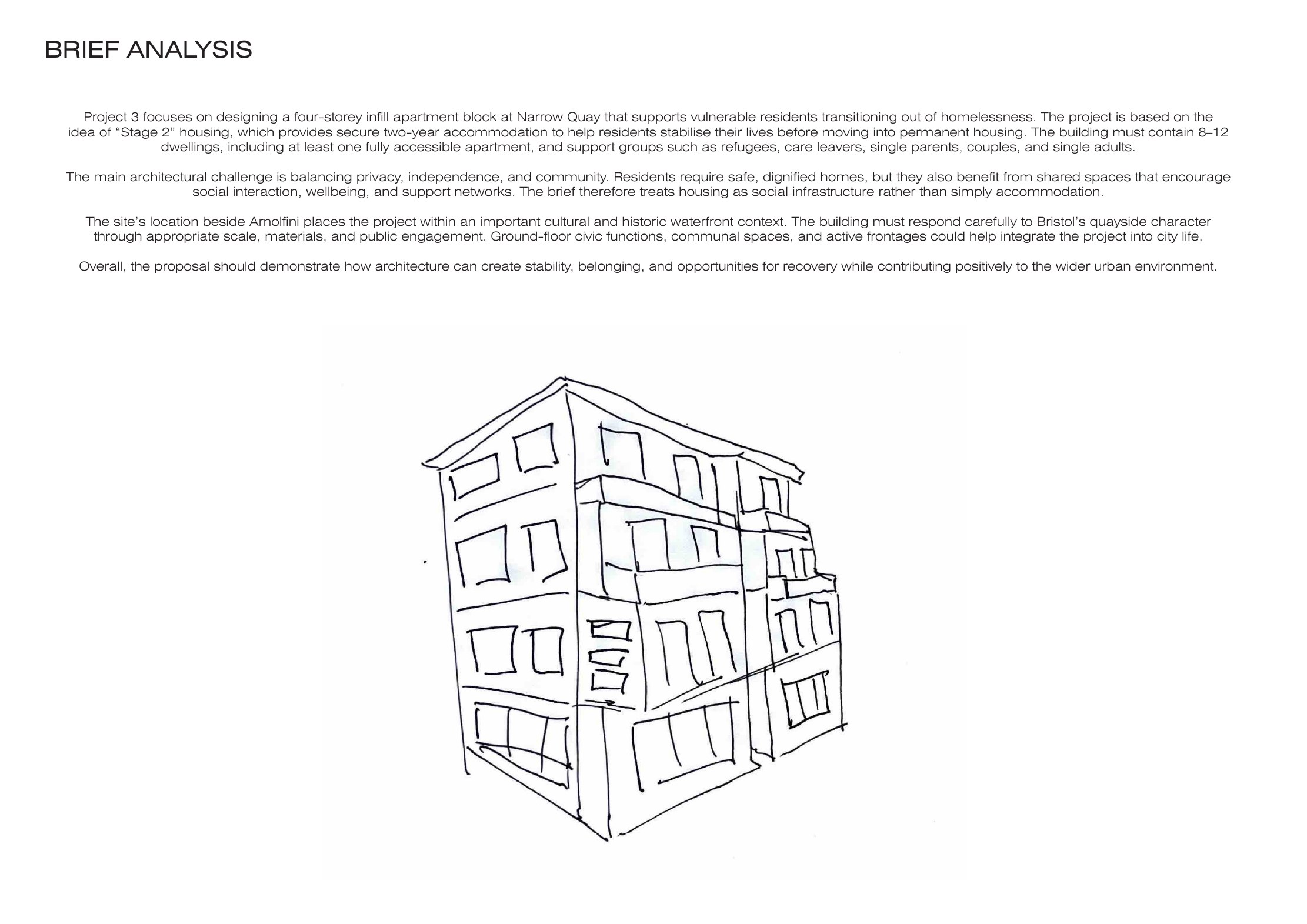 Living in the City architectural presentation board 2