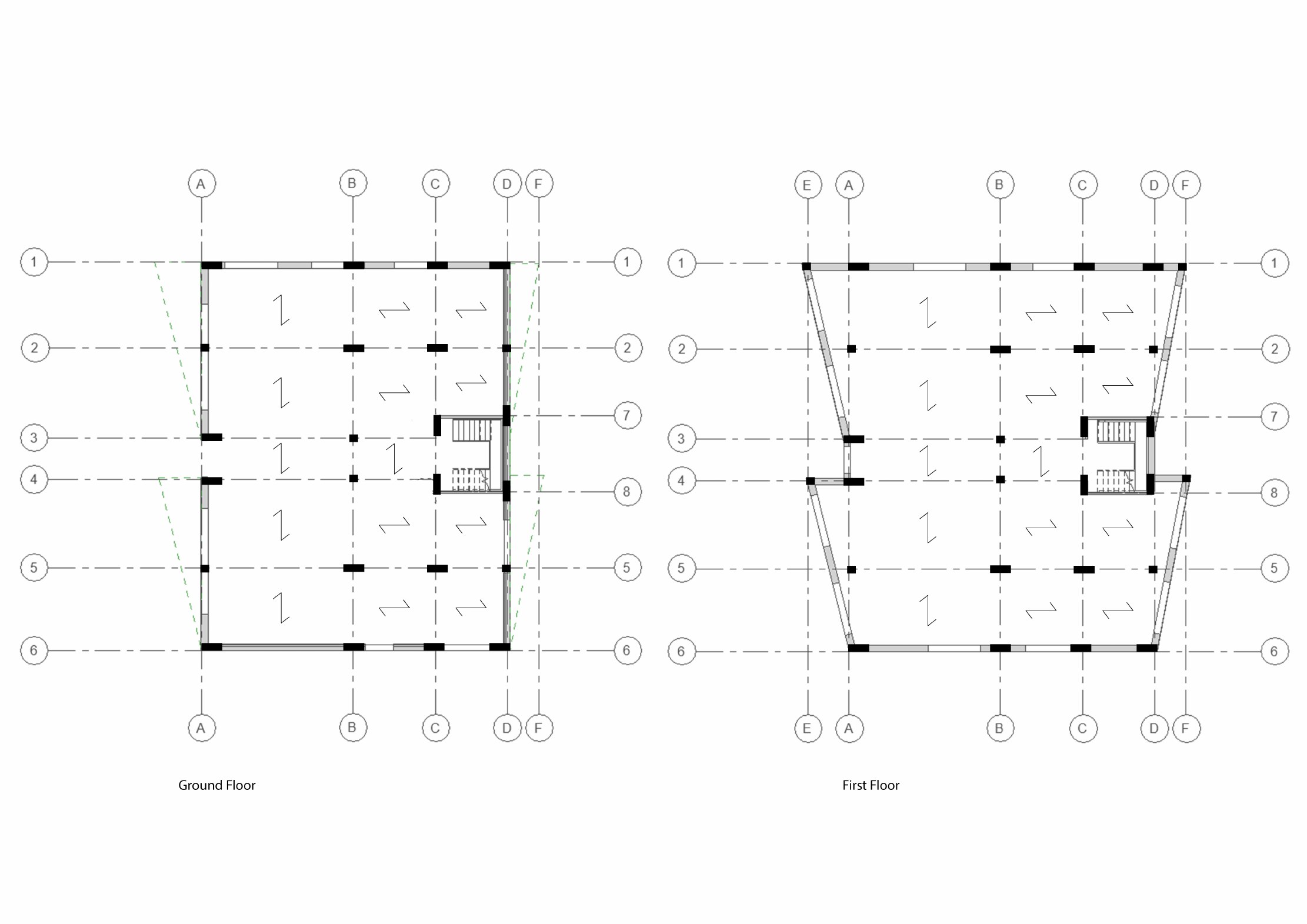 Construction Strategy architectural presentation board 2